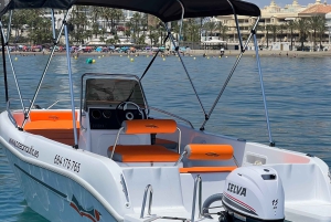 From Málaga: Boat Rental with No License Required