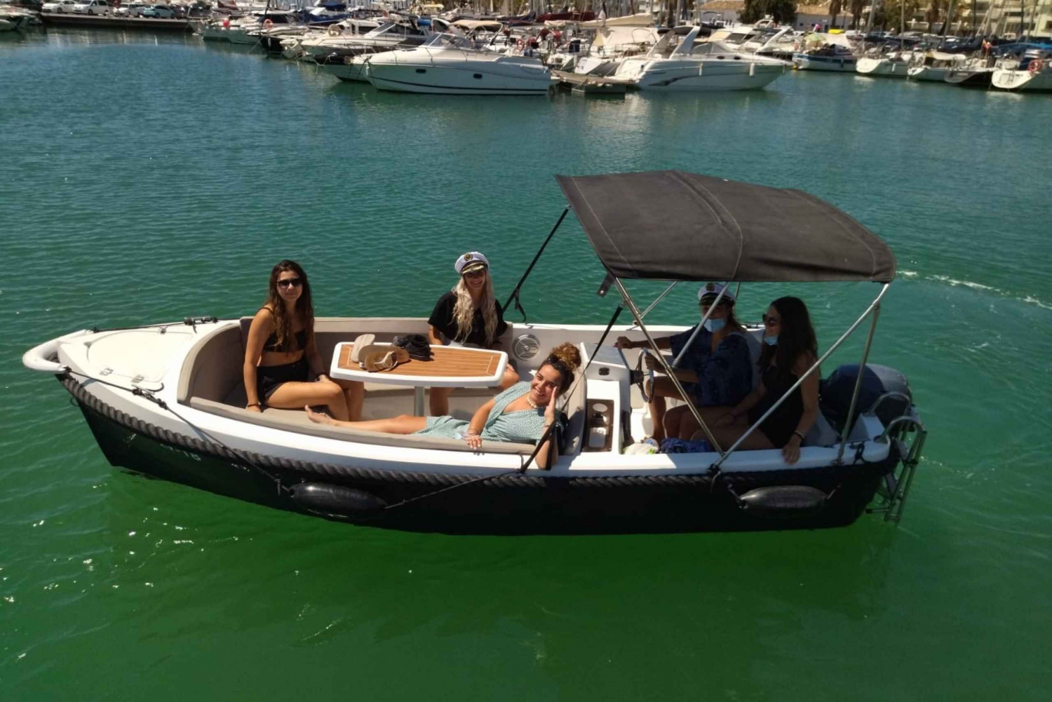 From Benalmadena: Private Boat Rental without a Boat License