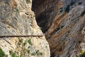 Z Malagi: wycieczka z przewodnikiem Caminito del Rey z autobusem