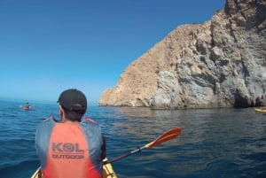 Från Málaga: Maros klippor-Cerro Gordo guidad kajakpaddling