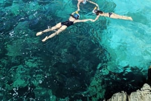 Au départ de Malaga : randonnée sur les falaises de Maro avec visite de la plage et plongée avec tuba