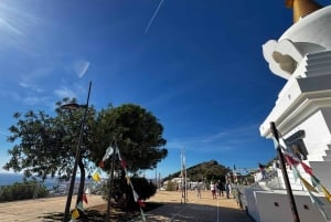 From Málaga: Colomares Castle & Stupa Viewpoint Tesla X Tour