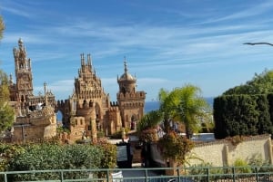 From Málaga: Colomares Castle & Stupa Viewpoint Tesla X Tour