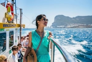 De Málaga: viagem de um dia a Gibraltar e passeio de barco com golfinhos