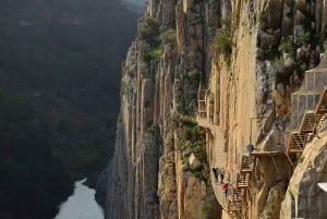 From Malaga: Guided tour Caminito del Rey + Round trip Transportation