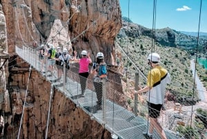 From Malaga: Guided tour Caminito del Rey + Round trip Transportation