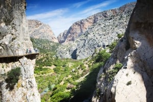 From Malaga: Guided tour Caminito del Rey + Round trip Transportation