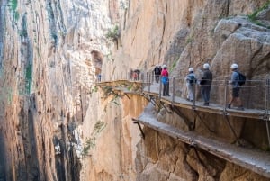 From Malaga: Guided tour Caminito del Rey + Round trip Transportation