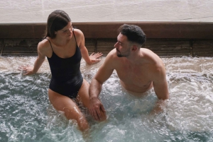 Von Málaga: Luxuriöses Higuerón Spa mit Tesla-X-Transfer