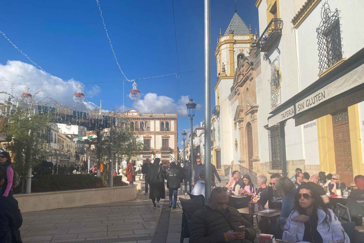 Depuis Malaga : Ronda, transport inclus, café, arène de tauromachie, tapas, boissons