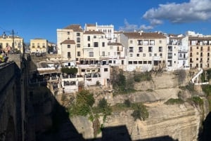 Depuis Malaga : Ronda, transport inclus, café, arène de tauromachie, tapas, boissons