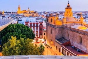 Da Malaga: guida turistica di un giorno a Siviglia Commento sull'autobus