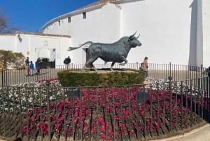 ab Mijas, Malaga:Ronda Privat: Transfer Cafe Stierkampfarena Tapas Getränke