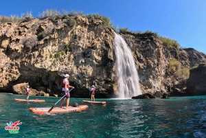 Desde Nerja: Paddle surf guiado por los acantilados y la cascada de Maro