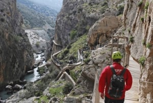 Halvdags privat vandring i Caminito del Rey från Malaga