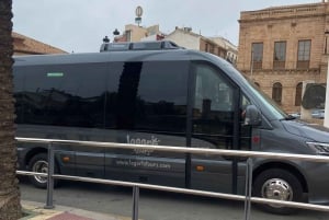 Jaén - Málaga lufthavnstransport i en VIP-bus