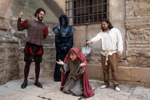 The black plague, theatrical visit