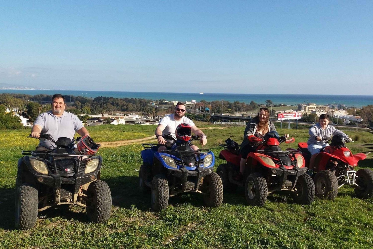 Malaga: Dirt and River Guided Quad Tour (2-Persons Per Quad)