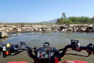 Malaga: Dirt and River Guided Quad Tour (2-Persons Per Quad)