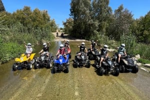 Malaga: Dirt and River Guided Quad Tour (2-Persons Per Quad)