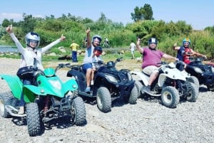 Malaga: Dirt and River Guided Quad Tour (2-Persons Per Quad)