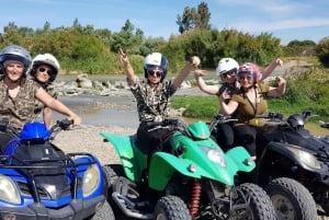 Malaga: Dirt and River Guided Quad Tour (2-Persons Per Quad)