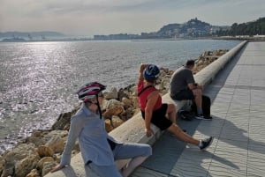 Malaga: tour guidato di 2 ore dei punti salienti della città in bicicletta elettrica