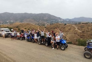 Málaga : Excursion de 2 heures en quad biplace à Mijas