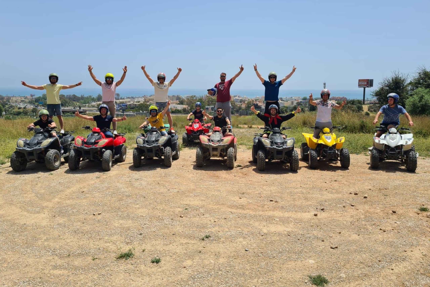 Málaga: 3-Hour Guided All-Terrain Two-Seater Quad Tour