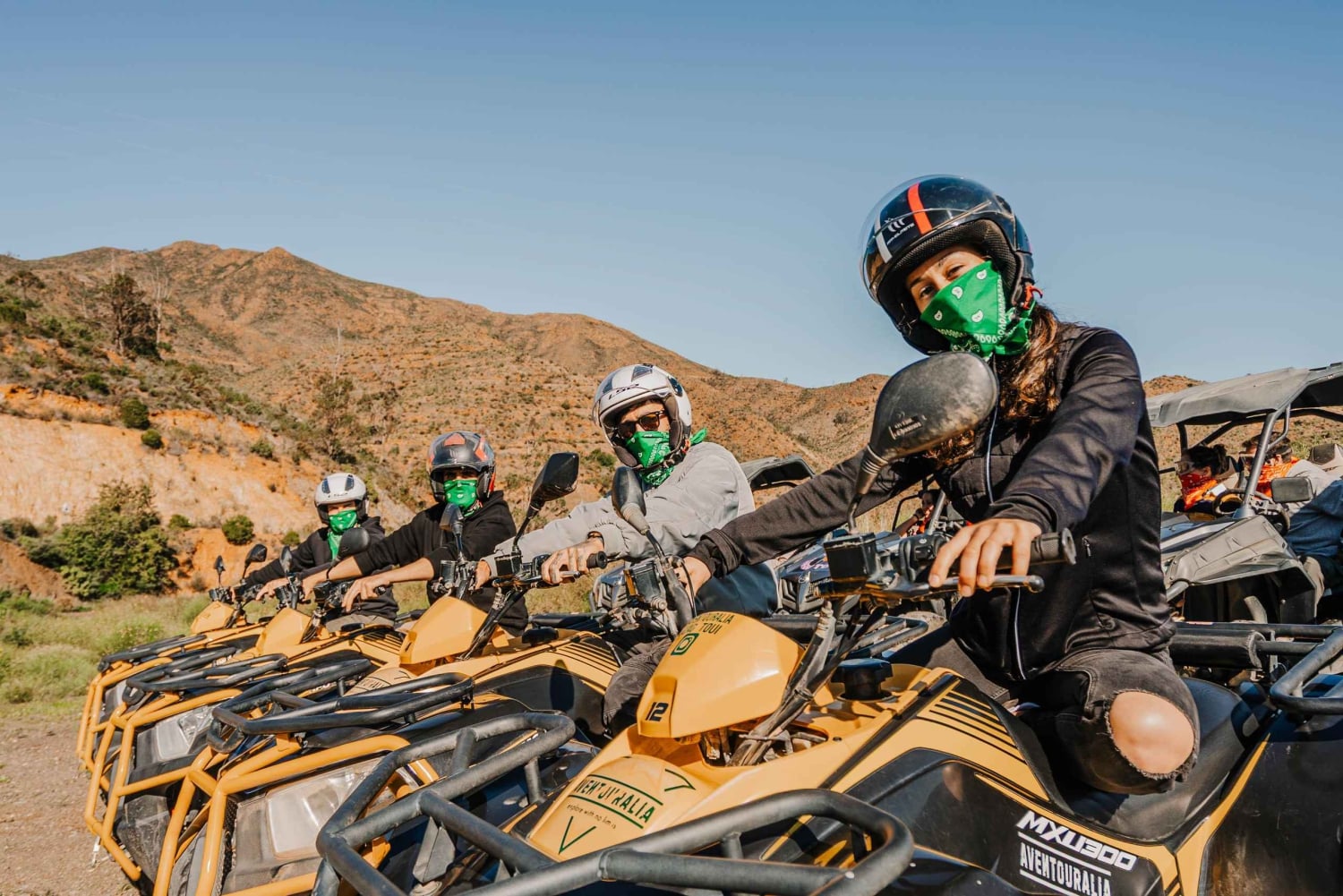Malaga: 3 hours Off-Road Tour by 2-Seater Quad in Mijas