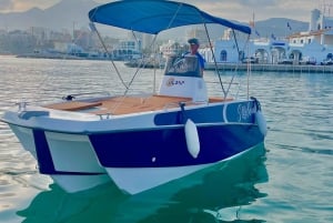 Malaga: noleggio barca a motore 6 posti senza patente nautica