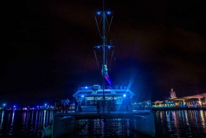 Málaga: Een sterrenzee 's nachts Catamaran Tour