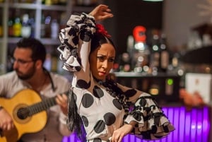 Malaga: Authentic Flamenco dinner show at Vino Mio