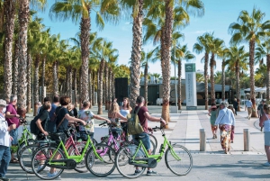 Málaga: Cykeltur till de gamla kvarteren, marinan och stränderna