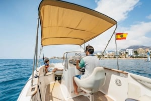 Malaga: Boat Rental without a License for Dolphin Watching