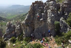 Málaga: Caminito del Rey und El Chorro-Klettertour