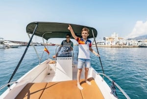 Málaga: Kapitän eines eigenen Bootes ohne Führerschein