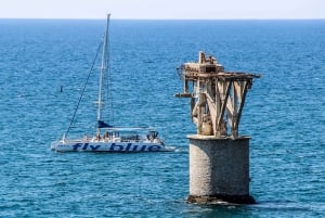 Malaga: catamarancruise met optionele zwemstop