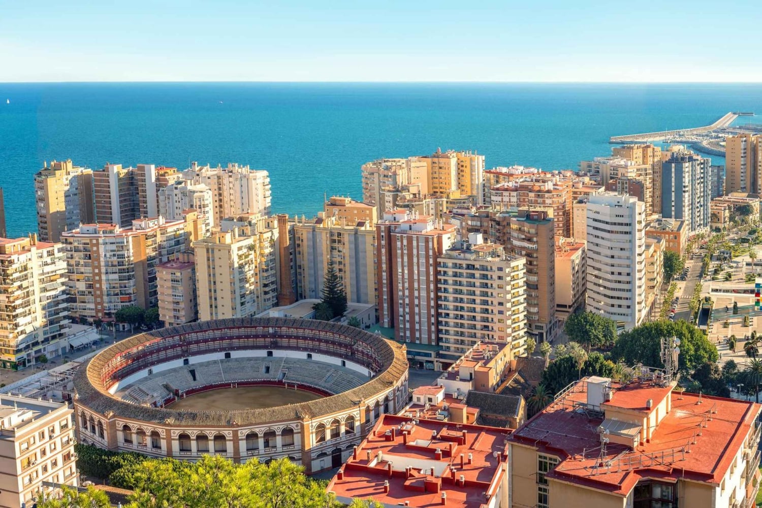Malaga, Catamaran ride and Mijas Pueblo