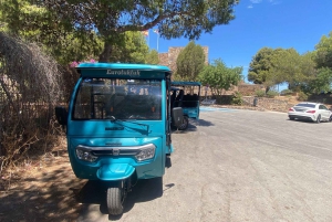 Malaga: Christmas Night Tour and Lights with Tuk Tuk