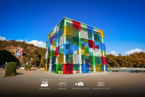 Málaga: Cinematic Experience with Tesla X & 360° Camera