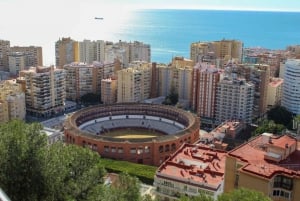 Malaga: City Bike Rental with Self-Guided Cycling Route
