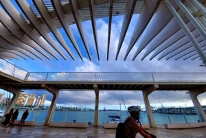 Malaga: City Bike Rental with Self-Guided Cycling Route