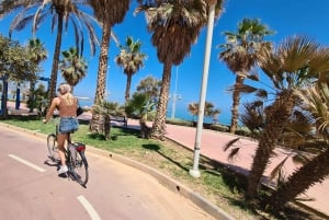 Malaga: City Bike Rental with Self-Guided Cycling Route