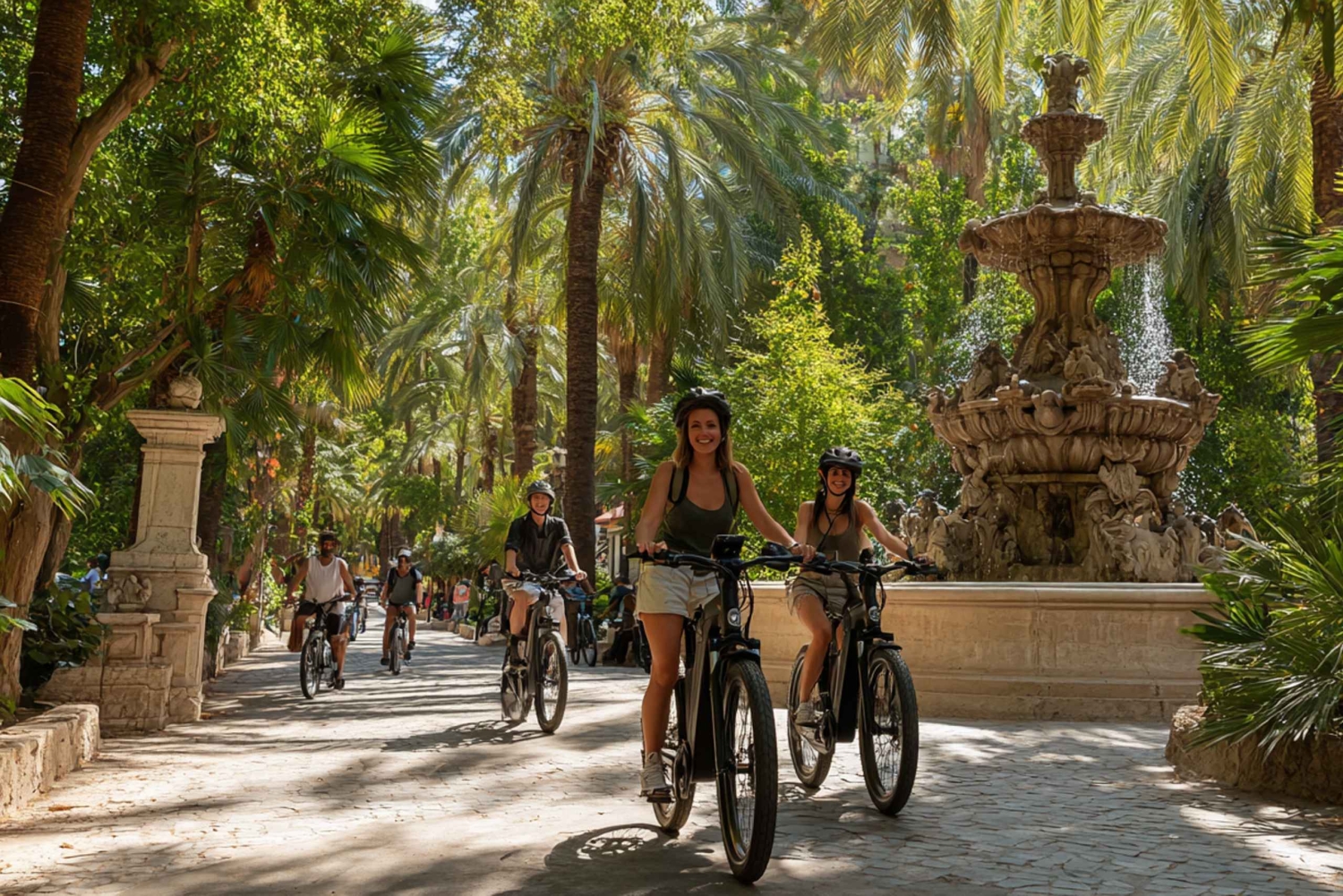 Málaga: E-Bike-Stadtführung mit Gibralfaro-Wald
