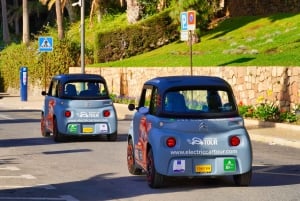 Malaga: Electric Car City Tour and visit Gibralfaro Castle