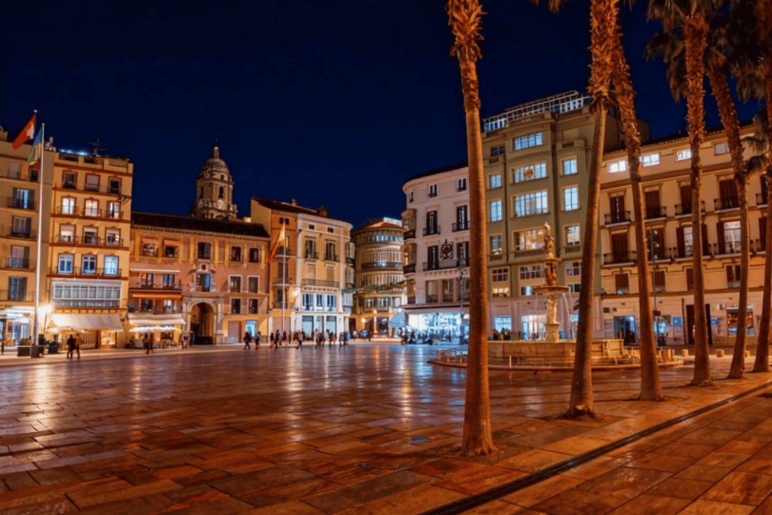 Málaga: Iltakävelykierros juuston ja paikallisen viinin kera