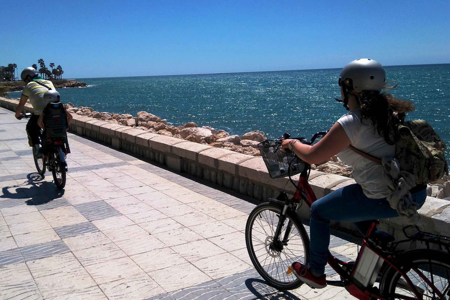 Málaga: tour guidato in e-bike con noleggio di un'intera giornata