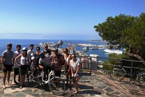 Málaga: tour guidato in e-bike con noleggio di un'intera giornata