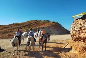 Malaga: Guided horseback tour of the Guadalhorce Valley